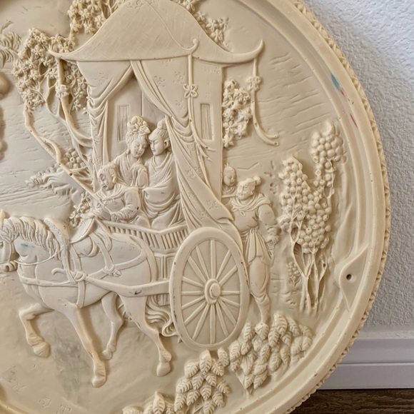 Vintage Chinese Carriage Medallion Table Top 17 Inch - Picture 5 of 15